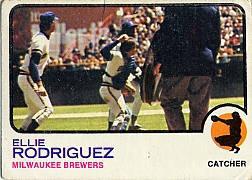 1973 Topps Baseball Cards      045      Ellie Rodriguez UER